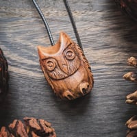 Image 2 of Forest Friend Oak Owl Bead (PE1978)