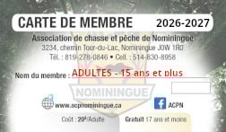 Image of 15 ans et plus - Carte de membre 2026 - 2027 