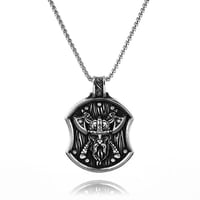Image 4 of 👑The Armored Kingdom Shield Breaker Viking Warrior Necklace