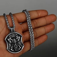 Image 6 of 👑The Armored Kingdom Shield Breaker Viking Warrior Necklace