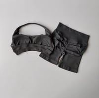Image 6 of High Waisted Shorts with Sports Bra Set