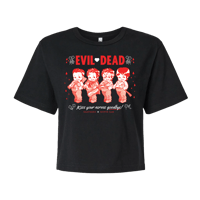 Image 1 of "EVIL ♥ DEAD" Boxy Crop Tee