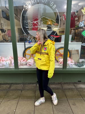 Image of Yr  ‘Aran Overhead Anorac’  in Yellow(Unisex) ****** Pre-Prder ******