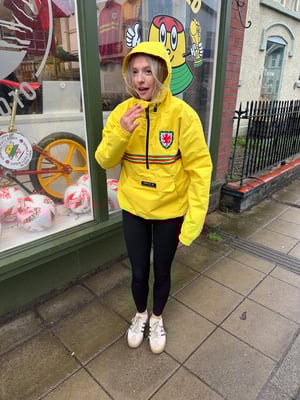 Image of Yr  ‘Aran Overhead Anorac’  in Yellow(Unisex) ****** Pre-Prder ******