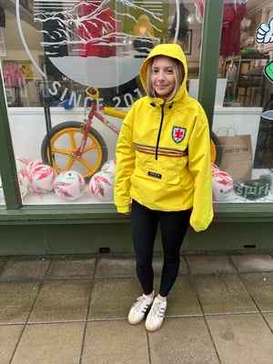 Image of Yr  ‘Aran Overhead Anorac’  in Yellow(Unisex) ****** Pre-Prder ******