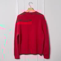 Image 2 of 2002 Polo Ralph Lauren Red Eagle Cotton/Linen Knit Sweater
