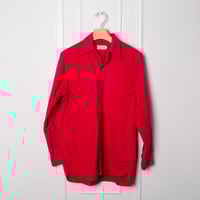 Image 1 of 1970's LL Bean Red Chamois Shirt