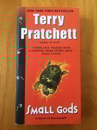Image 1 of Terry Pratchett "Small Gods: A Novel of Discworld" Mass Market Paperback
