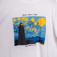 Image 3 of 1990's Maine Bar Harbor Starry Night Long Sleeve T Shirt