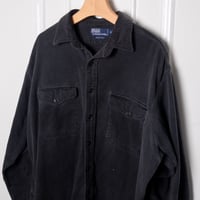 Image 3 of 1980's Polo Ralph Lauren Black Chamois Shirt 