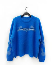 Image 1 of PULL OVERSIZE MOHAIR DIGI ERA BLUE 