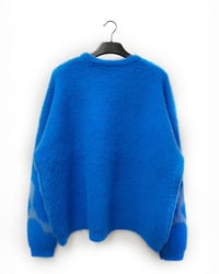 Image 2 of PULL OVERSIZE MOHAIR DIGI ERA BLUE 