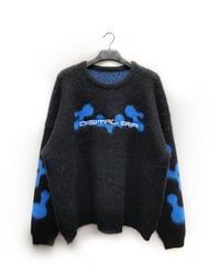 Image 1 of PULL OVERSIZE MOHAIR DIGI ERA BLACK 