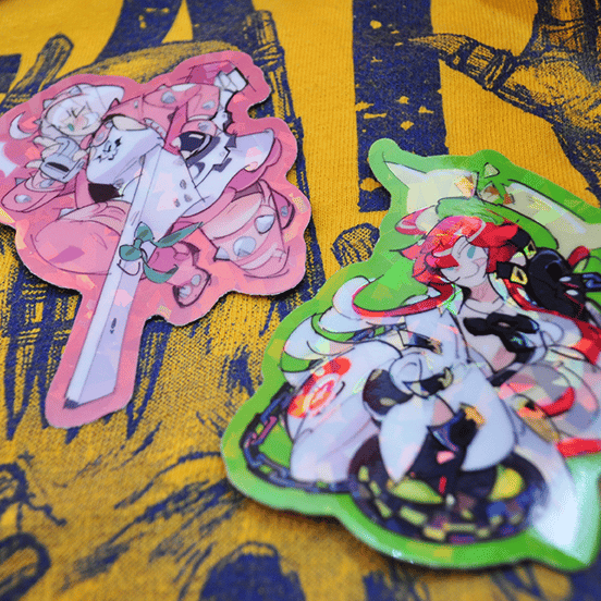 Image of NEW! Guilty Gear Strive 3" Holographic Stickers