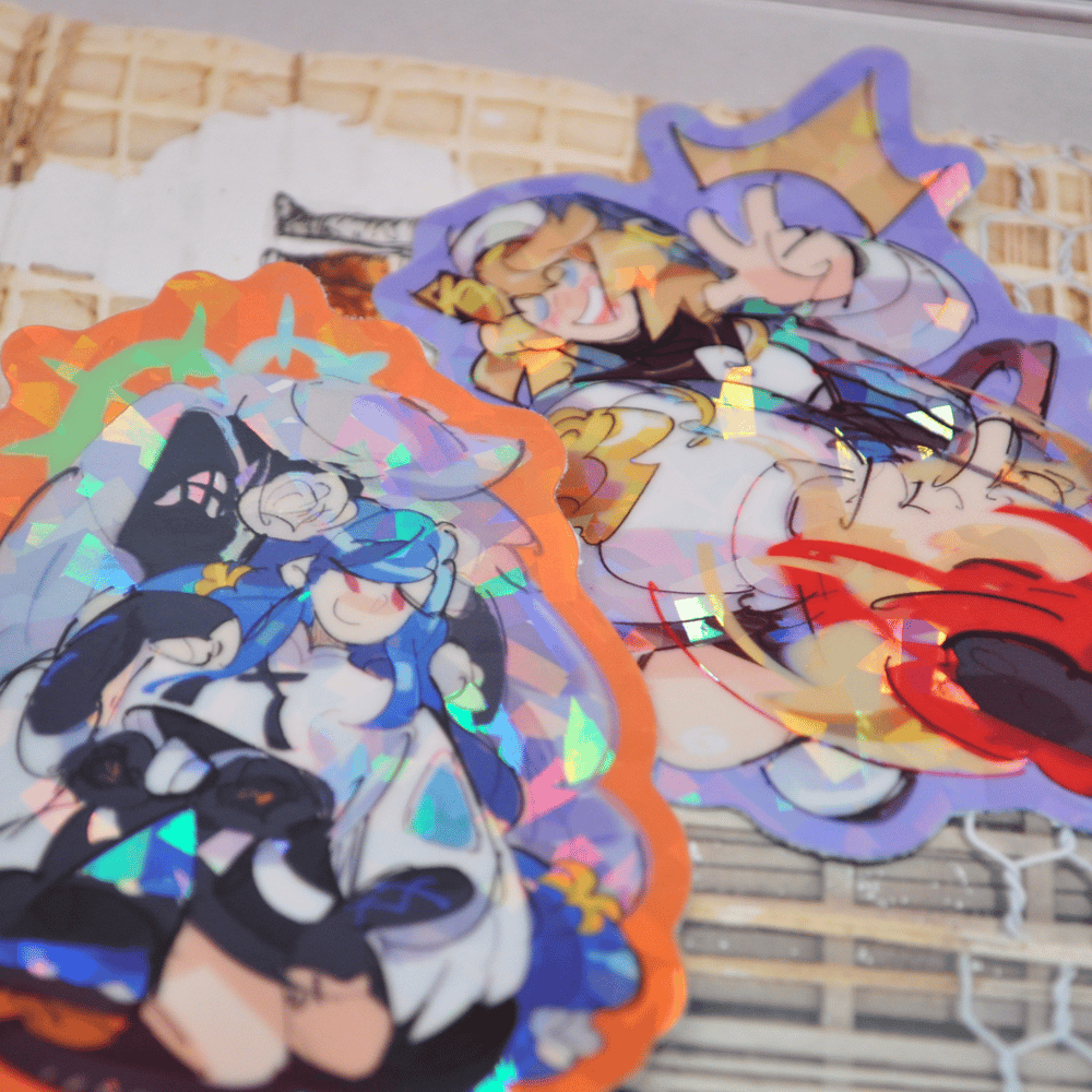 Image of NEW! Guilty Gear Strive 3" Holographic Stickers