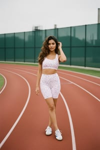 Image 1 of Pink Speckle High-Rise Active Set