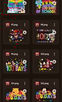 Image 2 of 100 Days of School Tshirts