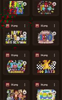 Image 4 of 100 Days of School Tshirts