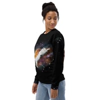 Image 10 of Cat in Space - All Over Print - Recycled Poly - Unisex Pullover Sweatshirt - Space Cat Shirt 