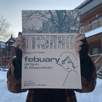 febuary @ Hard Luck, January 27 2026 serigraph poster