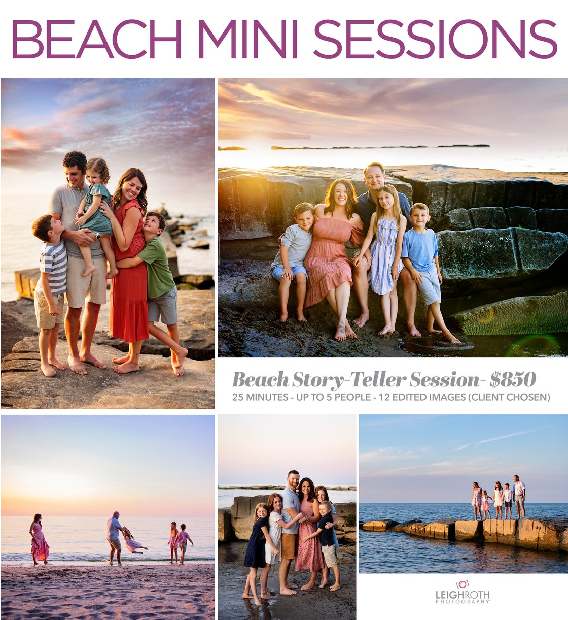 Image of BEACH STORY-TELLER MINI SESSIONS