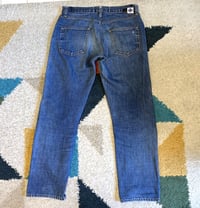 Image 10 of Post Overalls indigo selvedge jeans, made in USA, size L (fits 32)