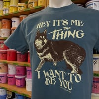 Image 4 of The Thing Dog Garment Dyed Screen Printed T-Shirt