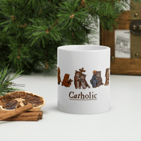 Image 1 of Catholic kitty mug 