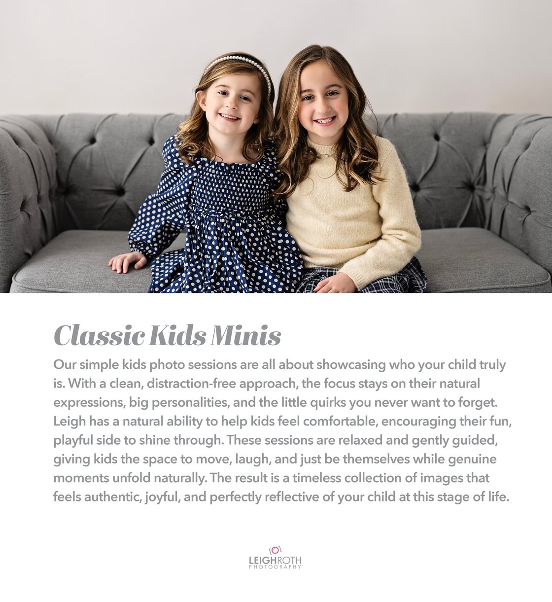 Image of CLASSIC KIDS STUDIO MINI SESSIONS