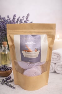 Triple butter lavender bath bombs