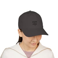 Image 2 of Faith Over Fear Baseball Cap  Embroidered Christian Baseball cap