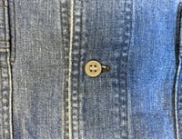 Image 6 of Or Slow Japan indigo dyed denim shirt, size 2 (fits M)