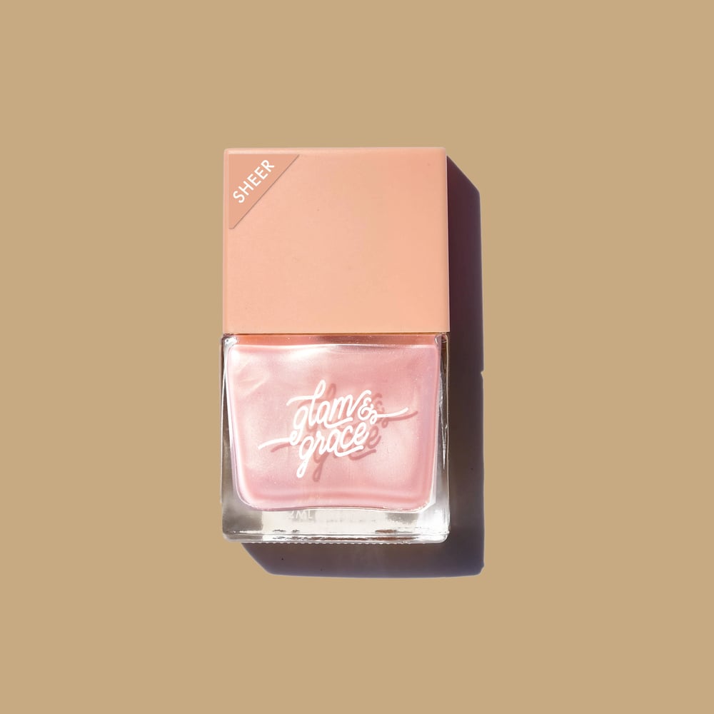 Image of Non-Toxic Nail Polish - Peach Glaze (Sheer)