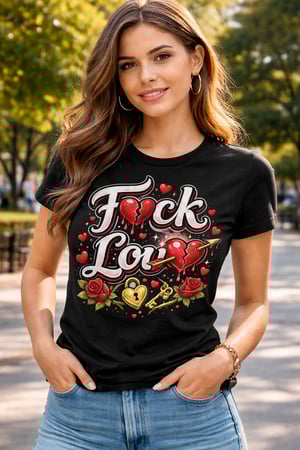 Image of Broken Heart Graphic Tee TONY007