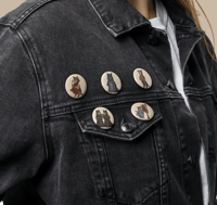 Image 1 of Orthocat set of pin buttons