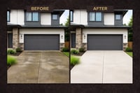 Pressure Wash Driveway 