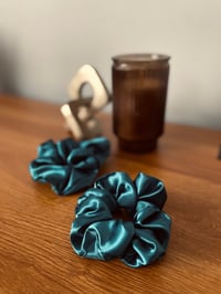 Image 4 of Eco Satin Scrunchies