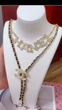 Double CC Necklace 