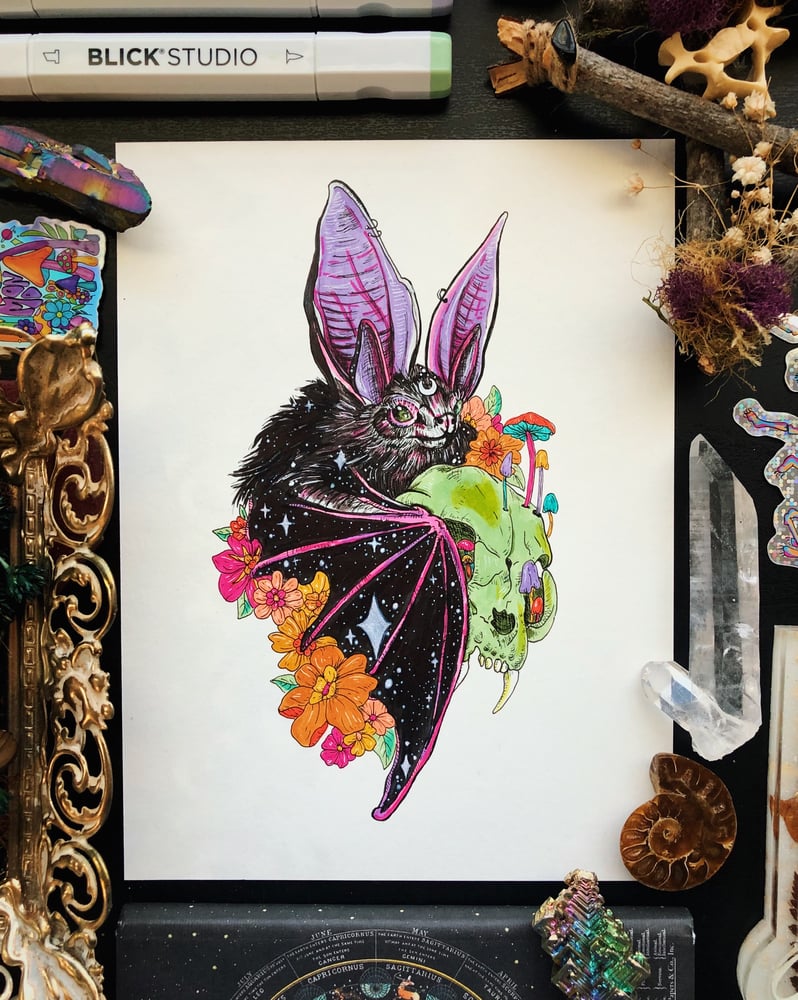 Image of Batty Vibes - Prints & Original