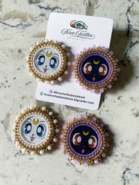 Image 1 of Luna & Artemis Earrings (Dangly or Studs)