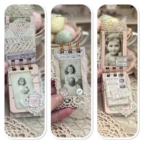 Image 7 of A Petite snippet sample french lace book in a tiny tin.