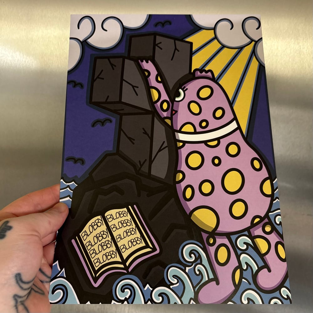 Image of “BLOB OF AGES” A4 PRINT