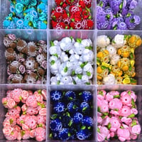 fancy flower beads acrylic focal beads diy accessories 