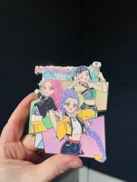 Image 3 of Huntrix enamel pin 