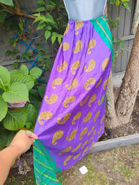 Image 8 of Bianca Frill maxi dress Purple