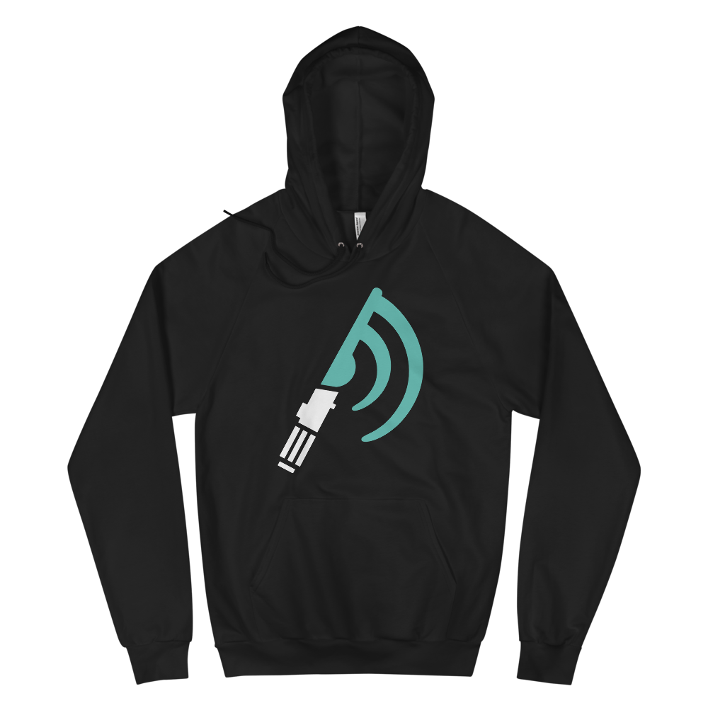 Image of Kyberphonic Black Logo Hoodie