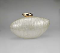 Image 3 of The Marble Oval Elegance Clutch  
