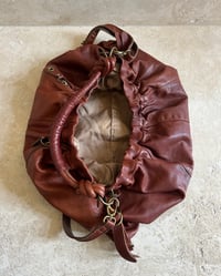 Image 6 of BURNT UMBER LEATHER BAG