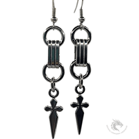 Image 1 of Dagger Cross earrings