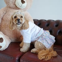 Image 1 of FLORAL TULLE DRESS